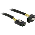 Delock SAS mini SFF-8087 M/M adatkábel 0.5m egyenes/90°