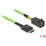 Delock OCuLink SFF-8611 -> SFF-8643 M/M adatkábel 1m zöld