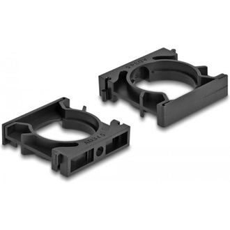 Delock Kábel borító tartó záróklippel 34,5 mm 4 db. fekete