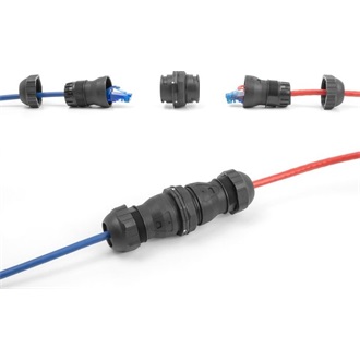 Delock Kábel csatlakoztató RJ45 anya - RJ45 anya Cat.6A IP68 por és vízhatlan
