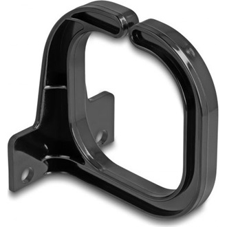 Delock Kábel kapocs 83 x 60 mm beszerelési lappal fekete színben