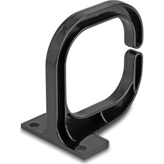 Delock Kábel kapocs 83 x 60 mm beszerelési lappal fekete színben