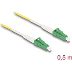 Delock Kábel, optikai szálas LC-APC > LC-APC Simplex egyszeres OS2, 0,5 m