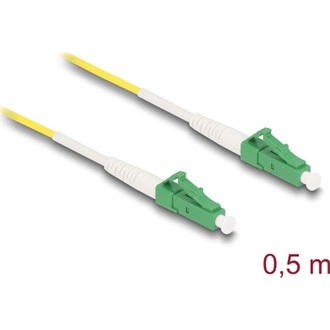 Delock Kábel, optikai szálas LC-APC > LC-APC Simplex egyszeres OS2, 0,5 m