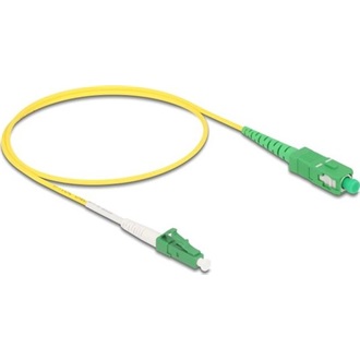 Delock Kábel, optikai szálas LC-APC > SC-APC Simplex egyszeres OS2, 0,5 m