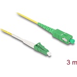 Delock Kábel, optikai szálas LC-APC > SC-APC Simplex egyszeres OS2, 3 m