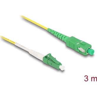 Delock Kábel, optikai szálas LC-APC > SC-APC Simplex egyszeres OS2, 3 m