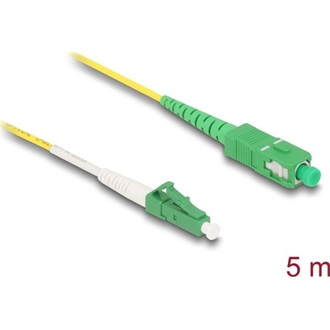 Delock Kábel, optikai szálas LC-APC > SC-APC Simplex egyszeres OS2, 5 m