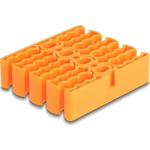 Delock Kábel rendező 24 kábelbemenettel narancssárga