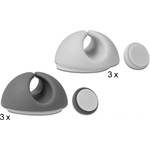 Delock Kábel tartó készlet, 6 darabos