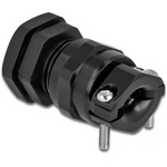 Delock Kábel tömszelence PG11 feszültség mentesítős és hajlítás védelemmel ellátott fekete