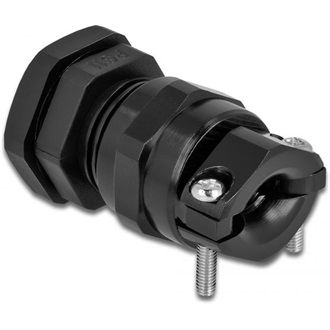 Delock Kábel tömszelence PG11 feszültség mentesítős és hajlítás védelemmel ellátott fekete