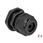 Delock Kábel tömszelence PG13,5 kerek kábelekhez 2 db. Fekete
