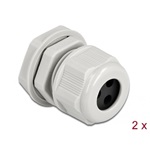 Delock Kábel tömszelence PG13,5 kerek kábelekhez, három kábel bemenettel 2 db. Szürke