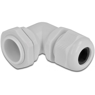 Delock Kábel tömszelence PG16 90° hajlított szürke