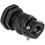 Delock Kábel tömszelence PG16 feszültség mentesítős és hajlítás védelemmel ellátott fekete