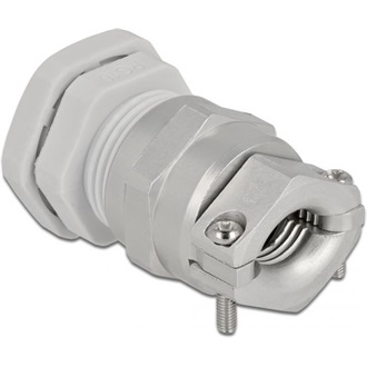 Delock Kábel tömszelence PG16 feszültség mentesítős és hajlítás védelemmel ellátott szürke