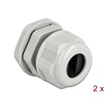 Delock Kábel tömszelence PG16 két kábelbemenettel 2 db. Szürke