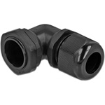 Delock Kábel tömszelence PG21 90° hajlított fekete