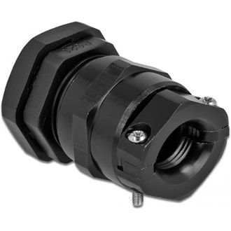 Delock Kábel tömszelence PG21 feszültség mentesítős és hajlítás védelemmel ellátott fekete