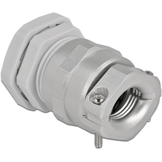 Delock Kábel tömszelence PG21 feszültség mentesítős és hajlítás védelemmel ellátott szürke