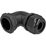 Delock Kábel tömszelence PG29 90° hajlított fekete