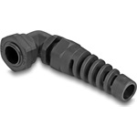 Delock Kábel tömszelence PG9 90  hajlított feszültség mentesítős fekete