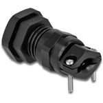 Delock Kábel tömszelence PG9 feszültség mentesítős és hajlítás védelemmel ellátott fekete