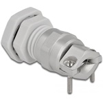 Delock Kábel tömszelence PG9 feszültség mentesítős és hajlítás védelemmel ellátott szürke