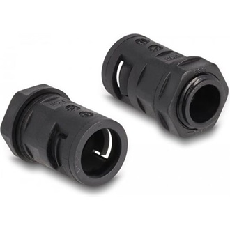 Delock Kábel védő borítás 2 m x 15,8 mm PG11 vezeték csatlakozós készlet fekete