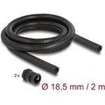Delock Kábel védő borítás 2 m x 18,5 mm PG13,5 vezeték csatlakozós készlet fekete