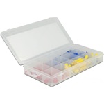 Delock Kábelcsatlakozási alakítók rendszerező dobozban, 170 darabos, színes