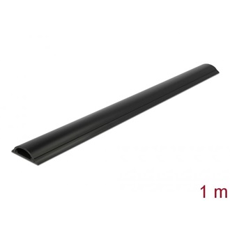 Delock Kábelcsatorna 50 x 12 mm - hossza 1 m, fekete