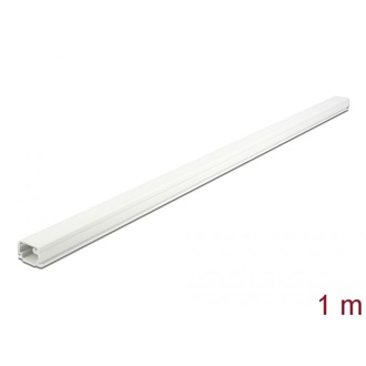 Delock Kábelcsatorna fedéllel 22 x 15 mm - hossza 1 m fehér