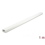 Delock Kábelcsatorna fedéllel 26 x 13 mm - hossza 1 m fehér