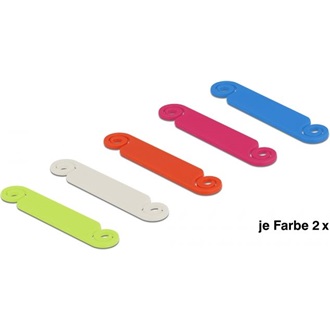 Delock Kábeljelző készlet 10 darab válogatott színben