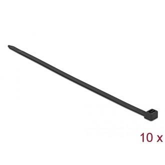 Delock Kábelkötegelő 1220 x 9 mm (H x Sz), 10 darab fekete