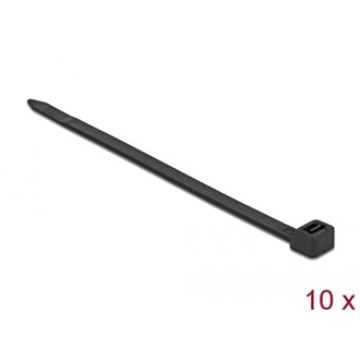 Delock Kábelkötegelő 500 x 8,8 mm (H x Sz), 10 darab fekete