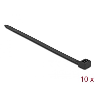 Delock Kábelkötegelő 550 x 8,8 mm (H x Sz), 10 darab fekete