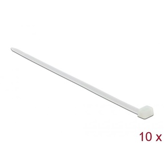 Delock Kábelkötegelő 920 x 9 mm (H x Sz), 10 darab fehér
