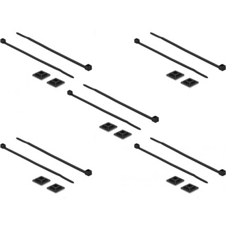 Delock Kábelkötegelő talp 20 x 20 mm, kábelkötegelővel, melynek hossza 200 mm x szélessége 2,5 mm fe