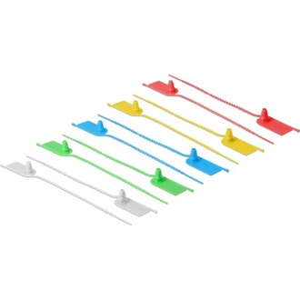 Delock Kábelkötegelok címkével hossz 205 x szélesség 2,8 mm 10 darabos csomagban választható színekb