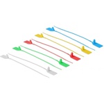 Delock Kábelkötegelok címkével hossz 250 x szélesség 2,7 mm 10 darabos csomagban választható színekb