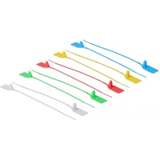 Delock Kábelkötegelok címkével hossz 250 x szélesség 2,7 mm 10 darabos csomagban választható színekb