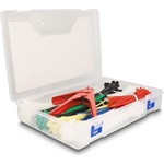 Delock Kábelkötegelőket rendszerező doboz, kábelkötegelőt biztosító eszközzel és 600 db. különböző színű kábelkötegelőve