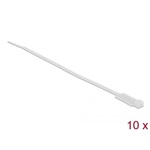 Delock Kábelkötöző címkével Hx 270 x Sz 4,8 mm, 10 darab fehér