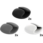 Delock Kábeltartó (csipesze) k 6 darabos szettben