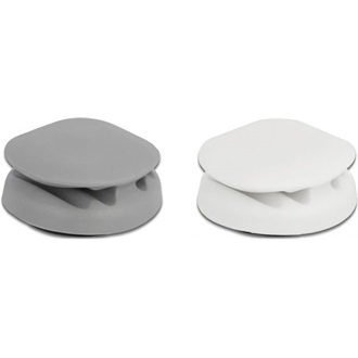 Delock Kábeltartó három kábelrendezővel öntapadós 2 darabos készlet