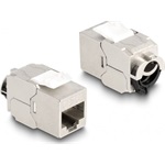 Delock RJ45 CAT6A STP -> LSA Cat6A F/F keystone modul fém