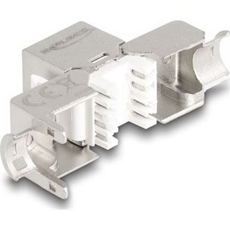Delock Keystone Modul RJ45 anya - LSA Cat.6A Slim fokos eszköz nélkül szerelhető